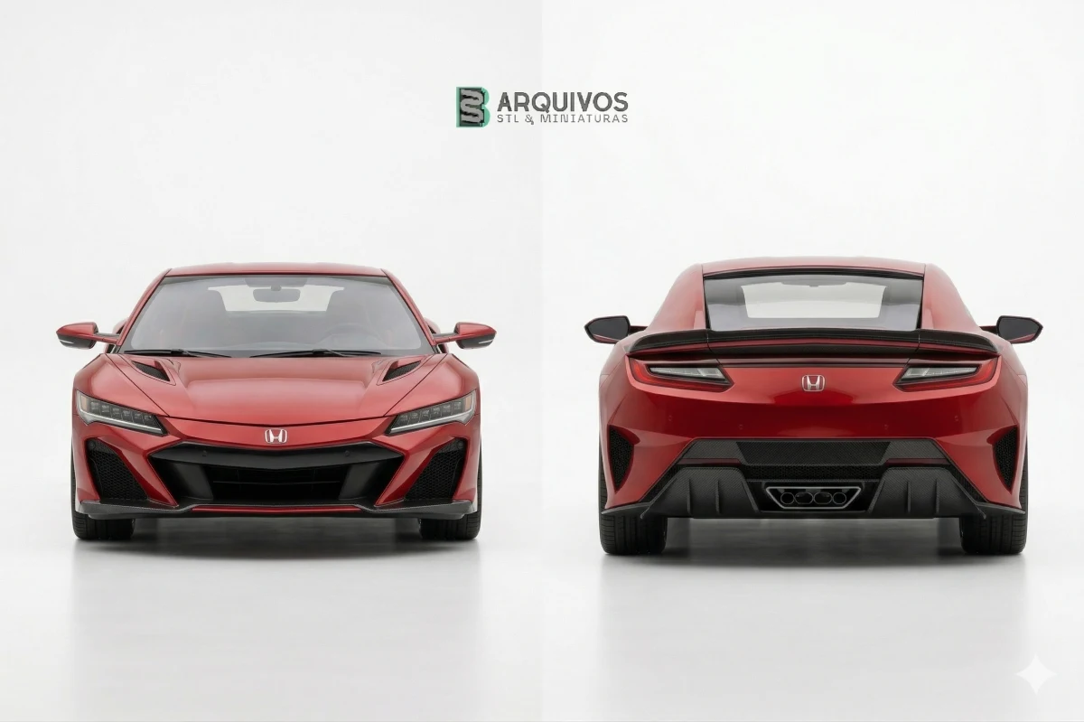 Modelo 3D STL - Honda nsx type s 2022 — foto 2